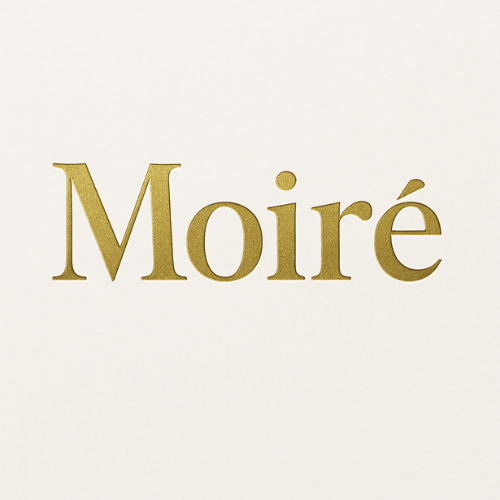 Moiré-cosmetics